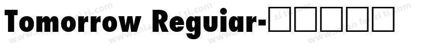 Tomorrow Reguiar字体转换